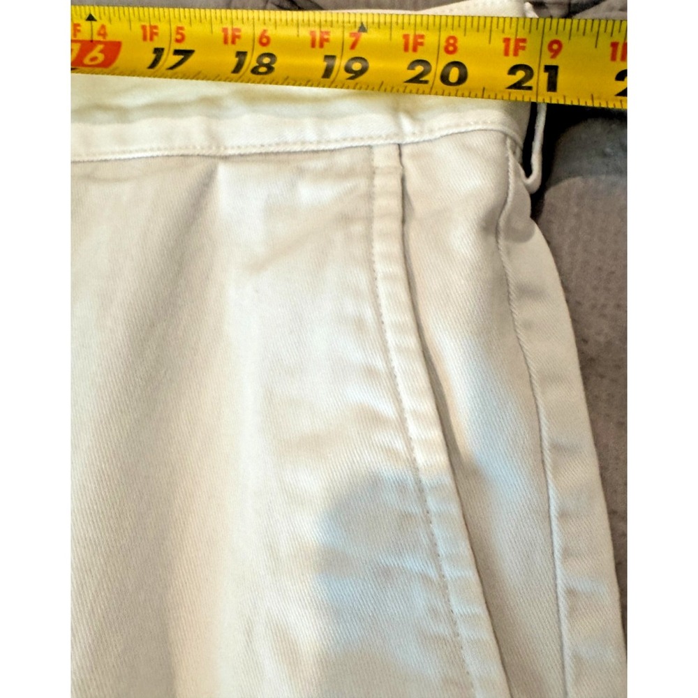 Polo Ralph Lauren Men's 42x9 Classic Cotton Chino Shorts White Preppy Summer - Picture 8 of 9